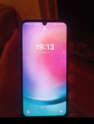 sony telefon: Samsung Galaxy A24 4G, 256 GB, rəng - Narıncı, Barmaq izi