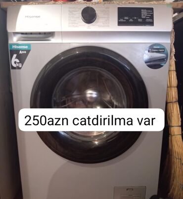 işlənmiş maşınlar: Paltaryuyan maşın Hisense, 6 kq, İşlənmiş, Avtomat, Ödənişli çatdırılma