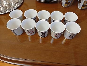 coca cola set serpi: Fincanlar, rəng - Ağ, Keramika — 2