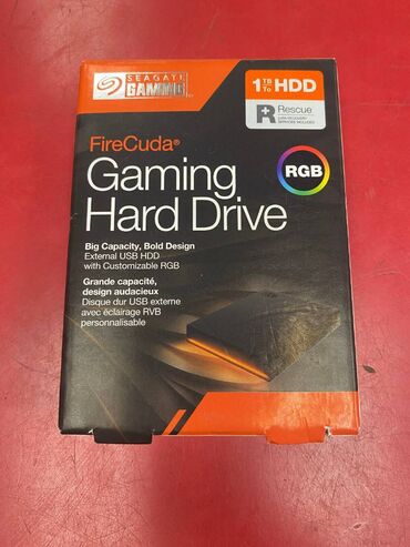 hard disk pc: Xarici hard disk HDD Seagate FireCuda 1TB STKL1000400 USB 3.0 Yeni