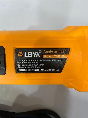 leiya: Углошлифовальная машина (болгарка) Оригинал 180. LEIYA LY180-03 Новая — 3