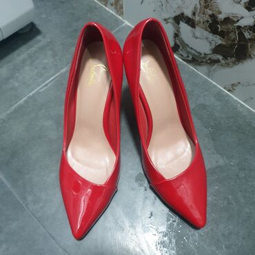 обувь лодочка: Туфли Mango, 36.5, цвет - Красный