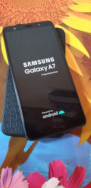 самсунг а 8 2018: Samsung Galaxy A7 2018 | 64 ГБ | цвет - Черный | Наушники, Зарядное устройство, Чехол | Гарантия | Отпечаток пальца