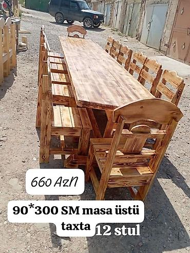 Bağ, çöl oturacaqları: Yeni, Plyaj, piknik stulu, Taxta, Azərbaycan — 6