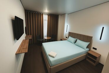 аренда дома на ночь: 1 бөлмө, Душ кабинасы, Жаздык, жууркан-төшөк каптары, Кондиционер