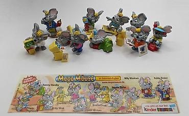 oyuncaq kompüter: Kinder Surprise Mega Mäuse 2001 Komplekt + Original Vərəq | Vintage — 1