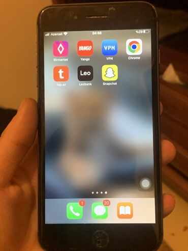 телефон fly power plus 2: IPhone 8 Plus, 64 GB, Qara, Barmaq izi