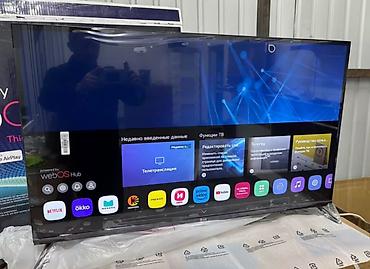 aoc 24: Телевизор LG 43', ThinQ AI, WebOS 5.0, Al Sound, Ultra Surround — 1