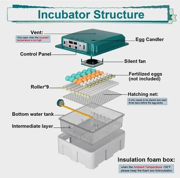 İnkubatorlar: Yeni satışda 64 yumurtalıq inkubator. Fotolar ona aiddir. Tam -da lalafo.az — 8 İnkubatorlar: Yeni satışda 64 yumurtalıq inkubator. Fotolar ona aiddir. Tam — 8