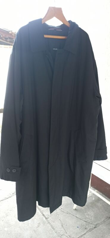 пошив мужской одежды: Плащ 8XL (EU 56), цвет - Черный