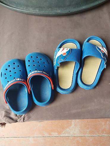 кроксы крокс crocs: Детские летние шлёпки и кроксы, синие, парами. - Пара 1: кроксы из — 1