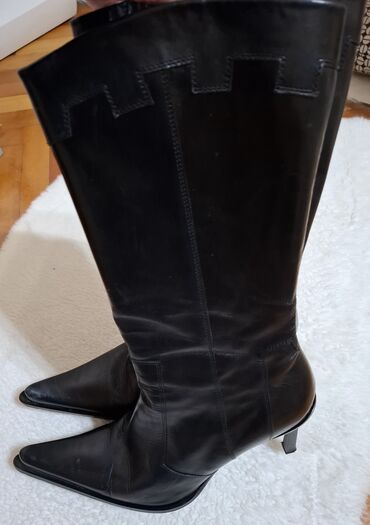 antilop cizme ravne: High boots, 41