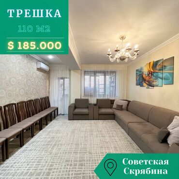 Продажа домов: 3 комнаты, 110 м², Элитка, 6 этаж