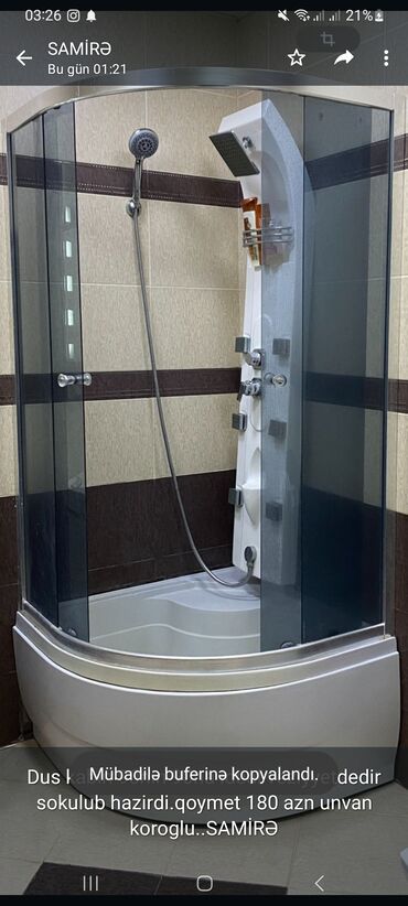 duş kabin: Üstü açıq kabina