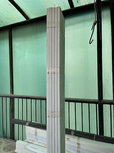 Digər divar panelləri: PVC perqola/hasar/profil panelləri dəsti - Material: PVC (açıq rəng — 3