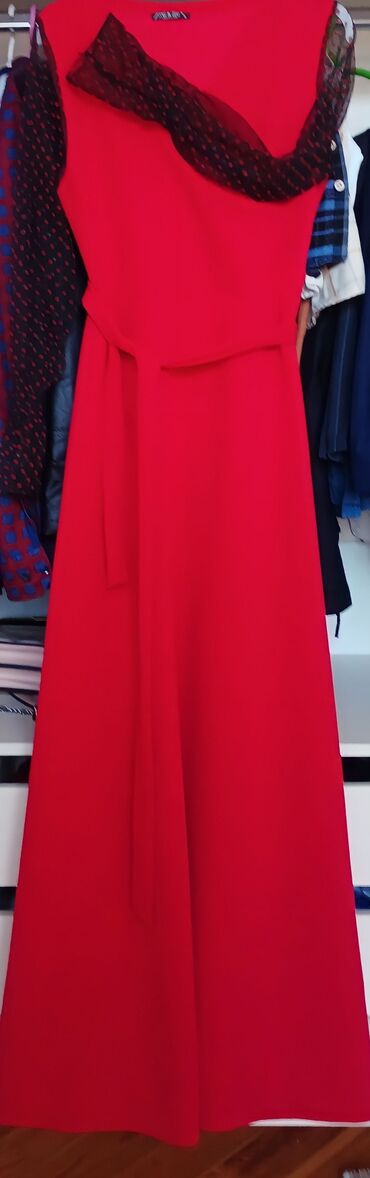 qırmızı don: Вечернее платье, Макси, L (EU 40)