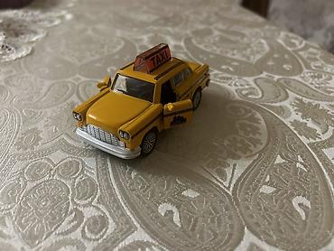 Модели автомобилей: New York Sarı “TAXI” oyuncağı – metal die-cast kolleksiya maşını - — 6