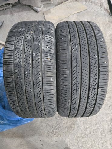 Шины: Шины 245 / 45 / R 18, Лето, Б/у, Пара, Легковые, Корея, Hankook