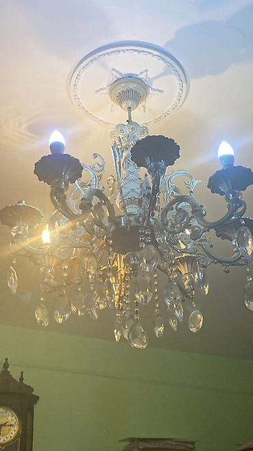 Çılçıraq, 10 və daha çox lampa, Metal