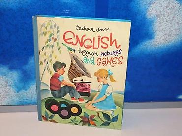 crvene: English through pictures and games čedomir jović1970 nolittvrd povez — 1