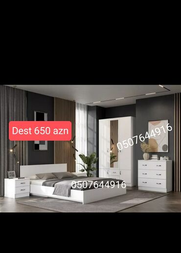 Yataq otağı dəstləri: İkinəfərlik çarpayı, Dolab, İran, Yeni — 3