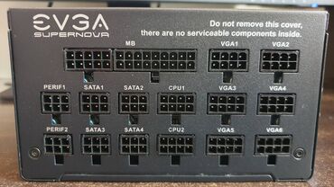 logitech g pro: Qida bloku EVGA, > 1000 W, İşlənmiş