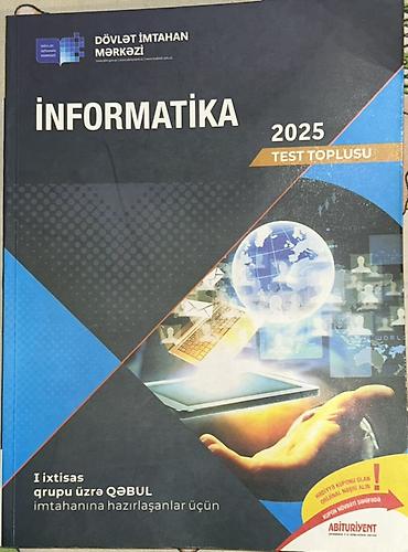 informatika codera pdf: Məhsul: “İnformatika 2025 – Test Toplusu” Nəşriyyat: Dövlət İmtahan — 1