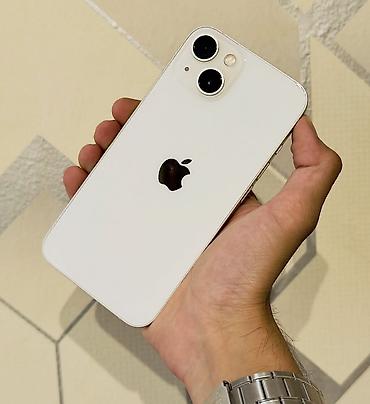 IPhone 13, 128 GB, Ağ, Zəmanət, Simsiz şarj, Face ID lalafo.az -da IPhone 13, 128 GB, Ağ, Zəmanət, Simsiz şarj, Face ID
