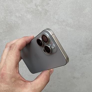 mini iphone: IPhone 15 Pro, Б/у, 256 ГБ, Natural Titanium, 84 % — 5