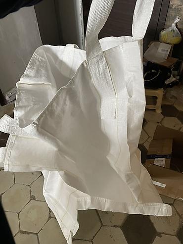torba asfalt: Ağ rəngli böyük həcmli polipropilen “big-bag” kisə - Material: sıx — 5