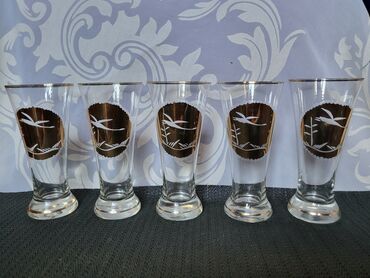 Čaše: Case za pivo itd.kristalno staklo 1960g+. Case komada 5 u — 8