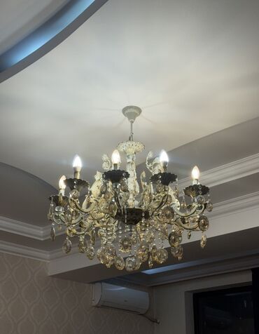 Ev saatları: Çılçıraq, 8 lampa, Metal