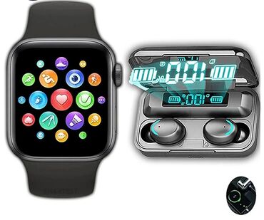 t500 smart watch qiymeti: Yeni, Smart saat, Smart, Sensor ekran, rəng - Qara