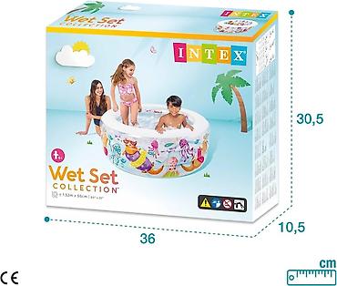 Hovuzlar: №: 8021 Məhsulun adı: Uşaqlar üçün hovuz Intex H58480, rəngbərəng — 5