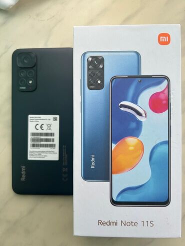 xiaomi a2 qiymeti: Xiaomi Redmi Note 11S, 128 GB, 
 Sensor, Barmaq izi, İki sim kartlı