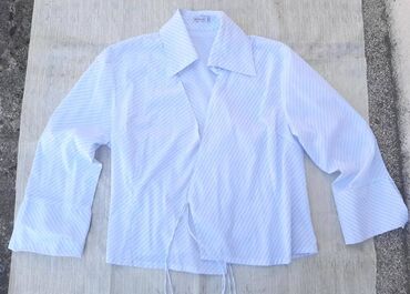 bluze na preklop: L (EU 40), Pamuk, bоја - Bela