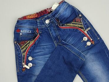 spodnie sinsay szerokie: Jeans, 8 years, 128, condition - Perfect