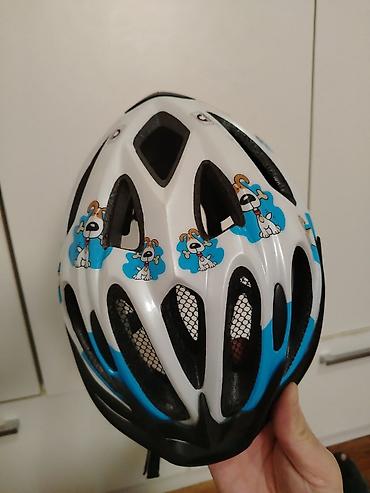 Oprema za bicikliste: Dečija biciklistička kaciga sa motivom psa vel obim 49-55 - Veličina — 12