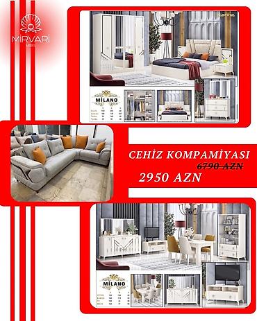 Sifarişlə yataq dəstləri: Mebel dəsti – “Mirvari” kolleksiyası Cehiz komplektləri müxtəlif — 8