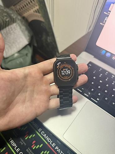 Smart saatlar: Apple Watch Ultra 3 - Black Titanium Çox az istifadə olunub Pil — 2