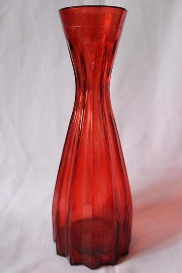 staklene case maxi: VELIKA STARA STAKLENA VAZA, DIZAJN, RARITET, 39 X 14 | Velika Stara — 3