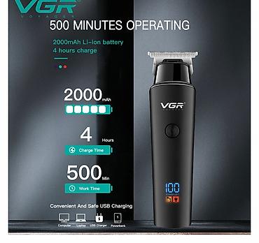 Бытовая техника: Trimmer VGR 937 - 6000RPM / 2000MAH - 500Dəqiqə / Cord/Cordless TYPC — 9