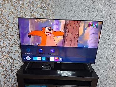Televizorlar: 127sm 4K Samsung Smart TV – böyük ekranlı, nazik çərçivəli model — 4