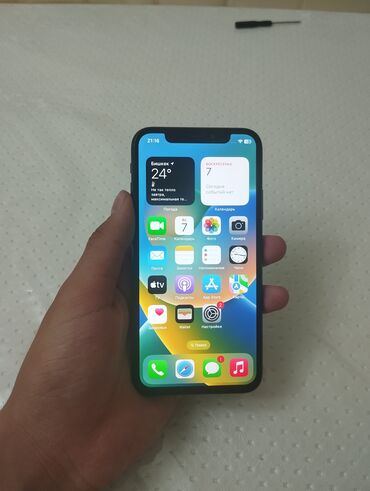 айфон абмен: IPhone X, Б/у, 256 ГБ, Jet Black, Чехол