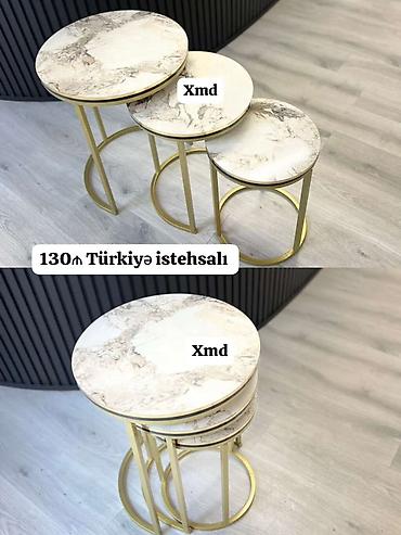 həyət stol: Yumru masa, Açılmayan, Təkərsiz, Türkiyə, Zəmanətsiz — 1