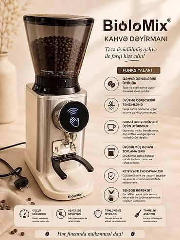 coffee lavazza: BioloMix / DeLonghi tipli avtomatik qəhvə dəyirmanı - Təzə və ətirli — 4