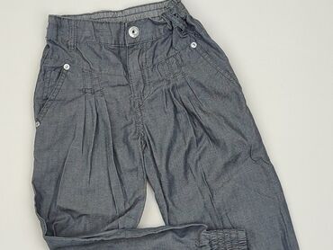 spodnie szare jeansy: Spodnie jeansowe, 3-4 lat, 98/104, stan - Dobry