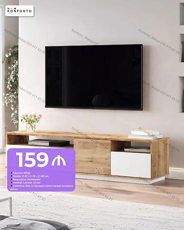 Televizor altlığı – müasir dizaynlı, funksional media konsolu -