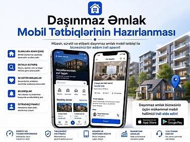 Kommersiya daşınmaz əmlakının satışı: Daşınmaz əmlak mobil proqram hazırlanması Daşınmaz Əmlak Mobil — 1