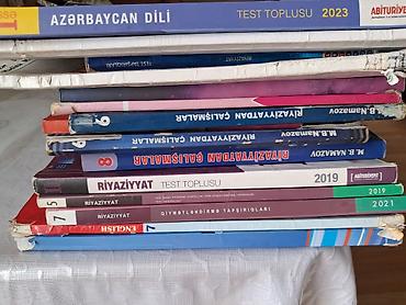 Kitablar və jurnallar: Məktəb və abituriyent hazırlığı üçün qarışıq tədris və test kitabları — 1